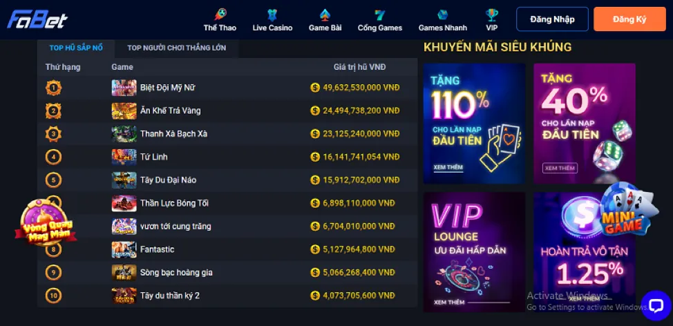 Game bài đổi thưởng trực tuyến tại 8go